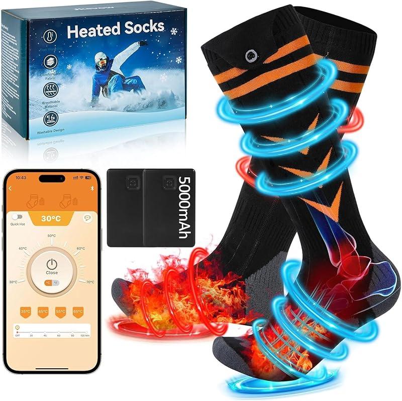 Mi experiencia con los calcetines calefactables Jkevow de 4 niveles.