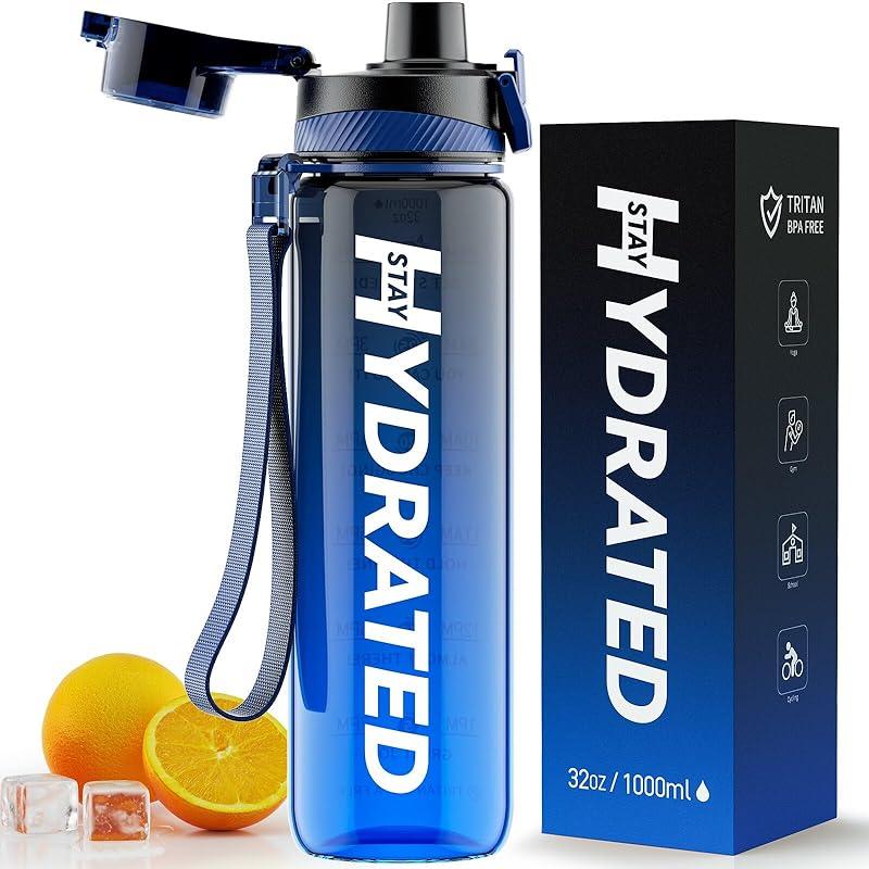 Mi opinión sobre la botella de agua Mevoly de 1 litro para el gimnasio.